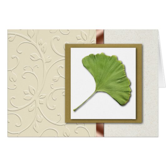 Ginkgo Leaf Cards (Front Horizontal)