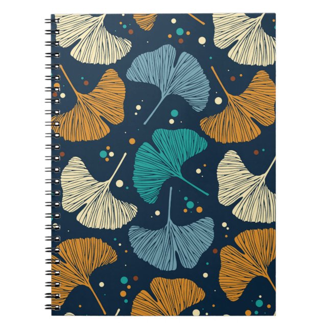 Ginkgo Leaf inspired  Notebook (Front)