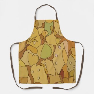 Ginkgo Leaves Abstract Pattern