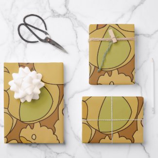 Ginkgo Leaves Abstract Pattern