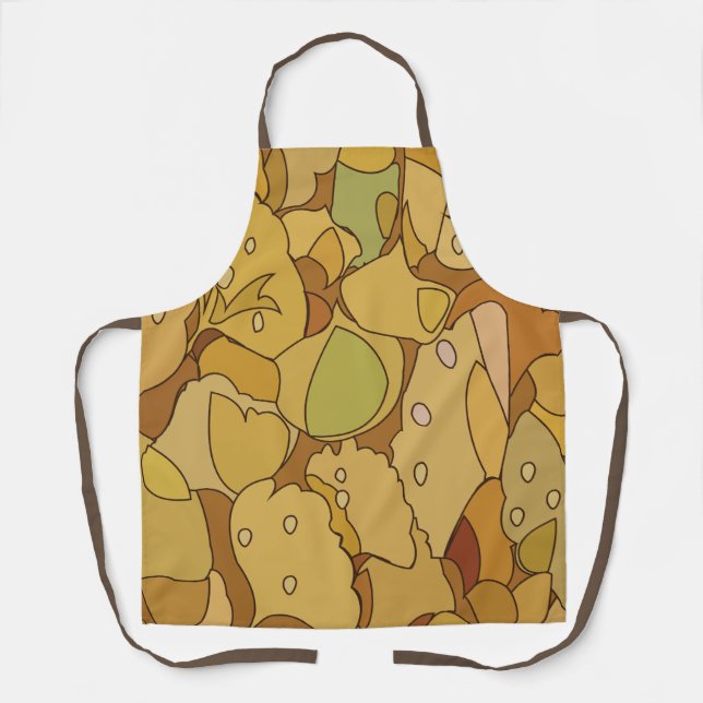 Ginkgo Leaves  Apron (Front)