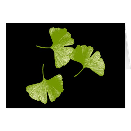 Ginkgo Leaves Cards (Front Horizontal)
