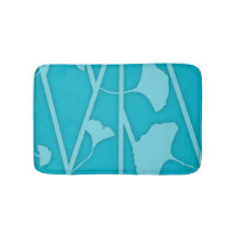 Ginkgo Leaves Choose your Color Bath Mat