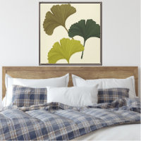 Ginkgo Leaves Customizable Background Colors