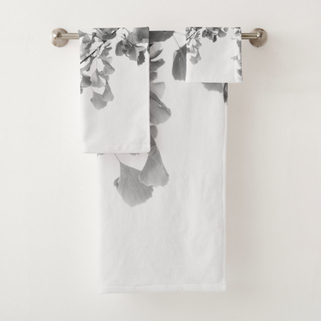 Ginkgo Leaves Dream #3 #wall #decor #art Bath Towel Set (Insitu)