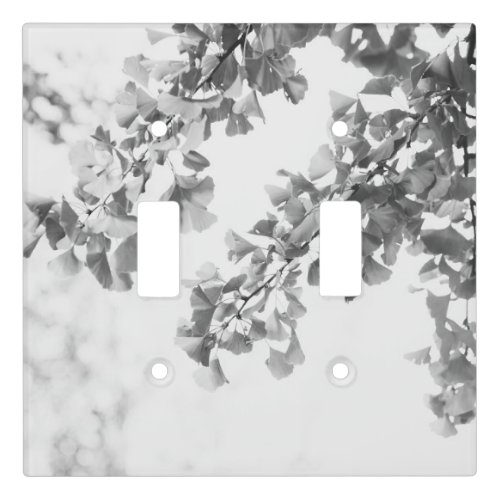 Ginkgo Leaves Dream 3 wall decor art Light Switch Cover