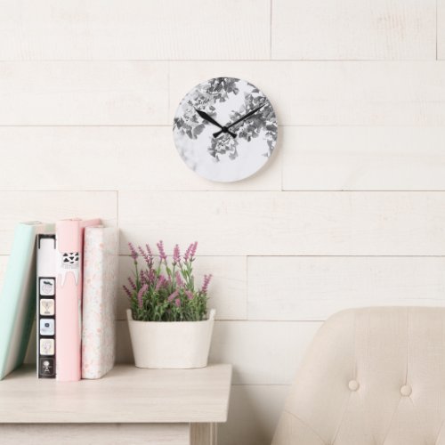Ginkgo Leaves Dream 3 wall decor art Round Clock
