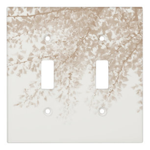 Ginkgo Leaves Dream 6 #nature #art Light Switch Cover
