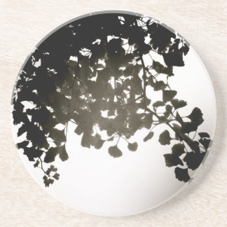 Ginkgo Leaves Drink Coaster
