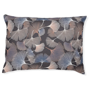 Ginkgo leaves: elegant natural pattern. pet bed