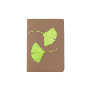 Ginkgo Leaves Passport Holder