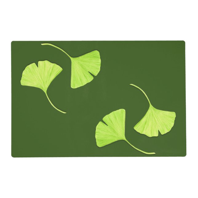 Ginkgo Leaves Placemat (Front)