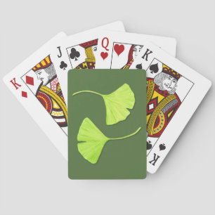 Ginkgo Leaves Playing Cards