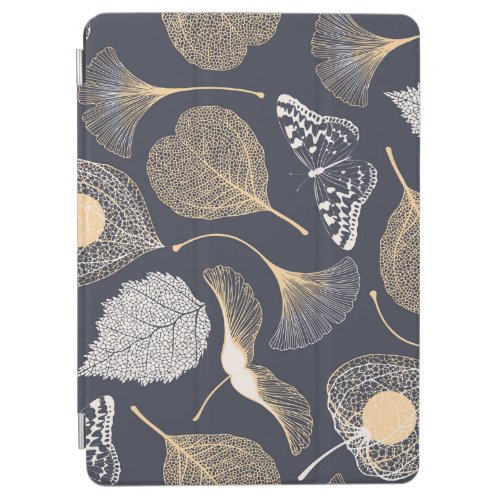 Ginkgo Leaves Seamless Floral Elegance iPad Air Cover