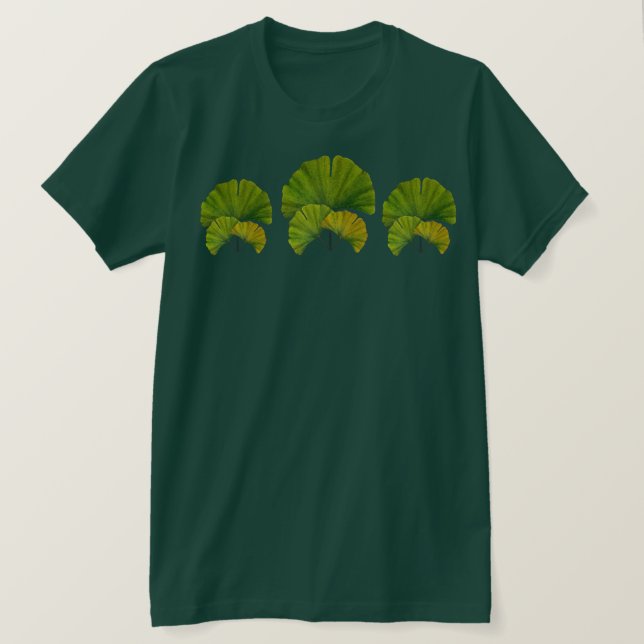 Ginkgo Leaves T-Shirt (Design Front)
