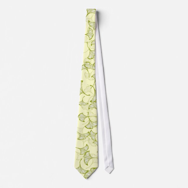 Ginkgo Leaves Tie (Front)