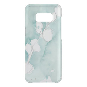 Ginkgo on Dusty Teal - White Uncommon Samsung Galaxy S8 Case
