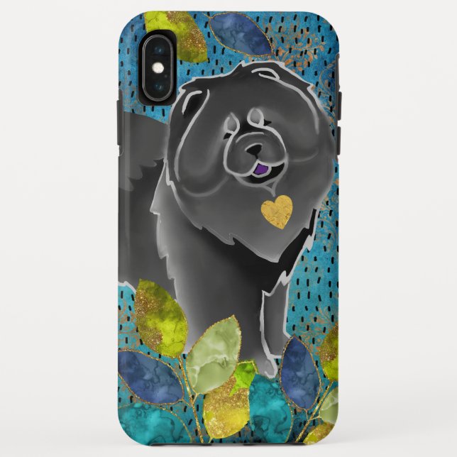 GINKGO the black chow IPHONE XS MAX Case-Mate iPhone Case (Back)