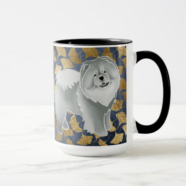 GINKGO the blue chow Mug (Right)