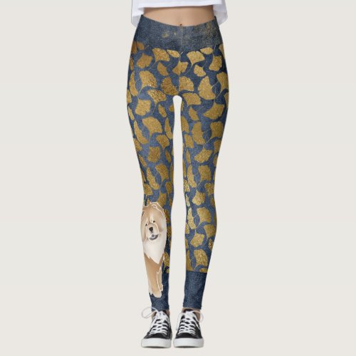 GINKGO the cinnamon  chow LEGGINGS Leggings