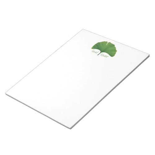 Ginkgo Tree Leaf Notepad