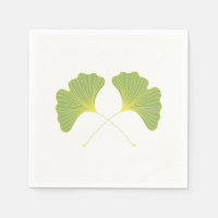 Ginkgo Tree Leaves Spring Green