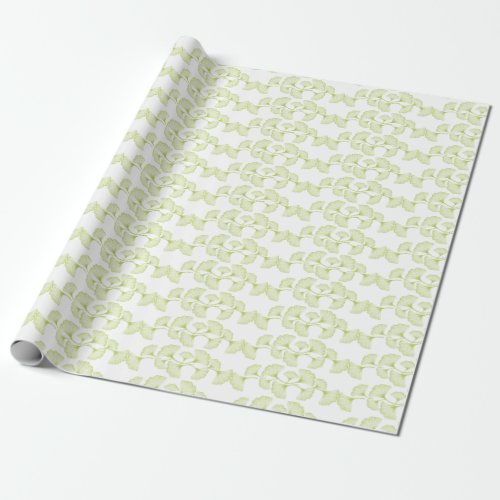 Ginko Leaves Wrapping Paper