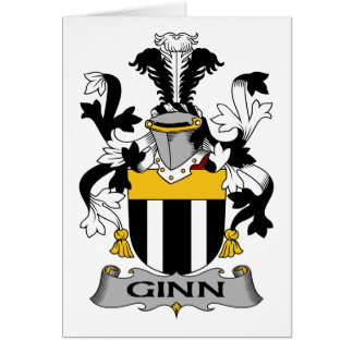 Ginn Family Crest Cards