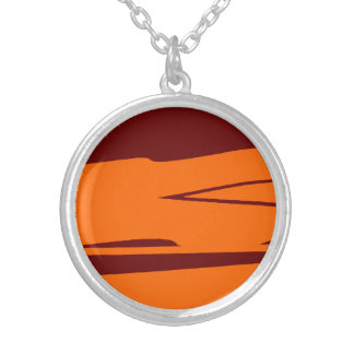 Ginny Autumn Embers Silver Plated Necklace