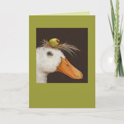 Ginny the duck card