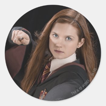 Ginny Weasley Classic Round Sticker by harrypotter at Zazzle