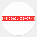 Ginormous Stamp Classic Round Sticker