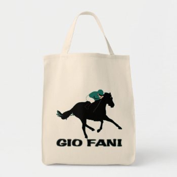 Gio Ponti Fan Grocery Tote Bag by baltohorsefan at Zazzle