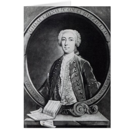 Gioacchino Conti, 'Gizziello', Cards (Front)