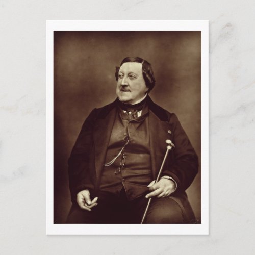Gioacchino Rossini 1792_1868 from Galerie Conte Postcard