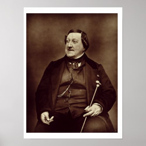 Gioacchino Rossini 1792_1868 from Galerie Conte Poster