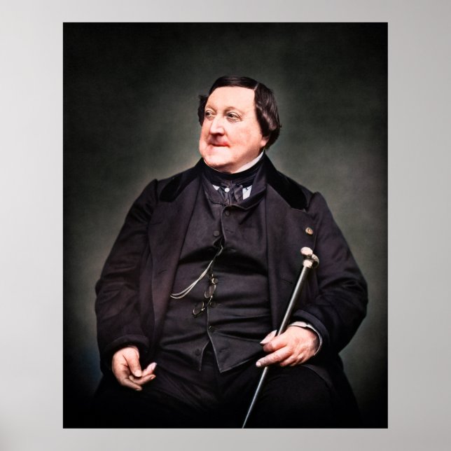 Gioachino Rossini – Composer Poster (Front)