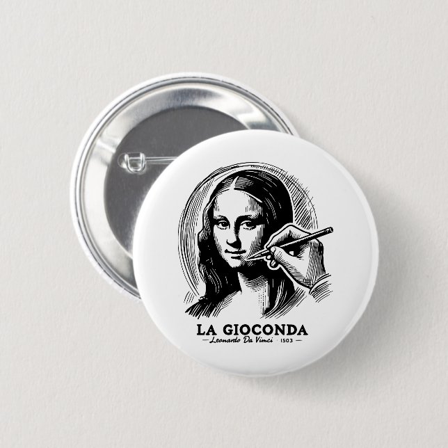 Gioconda Button (Front & Back)