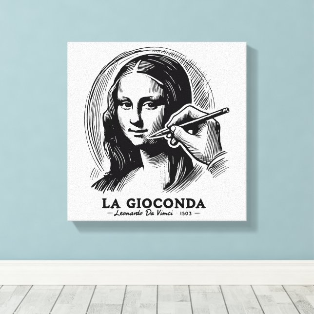 Gioconda Canvas Print (Insitu(Wood Floor))