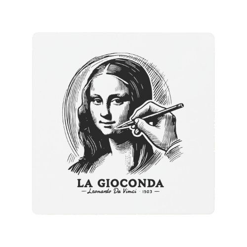 Gioconda Metal Print