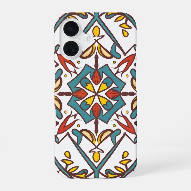 giometric mosaic, Mandala Pattern Iphone Case (Back)