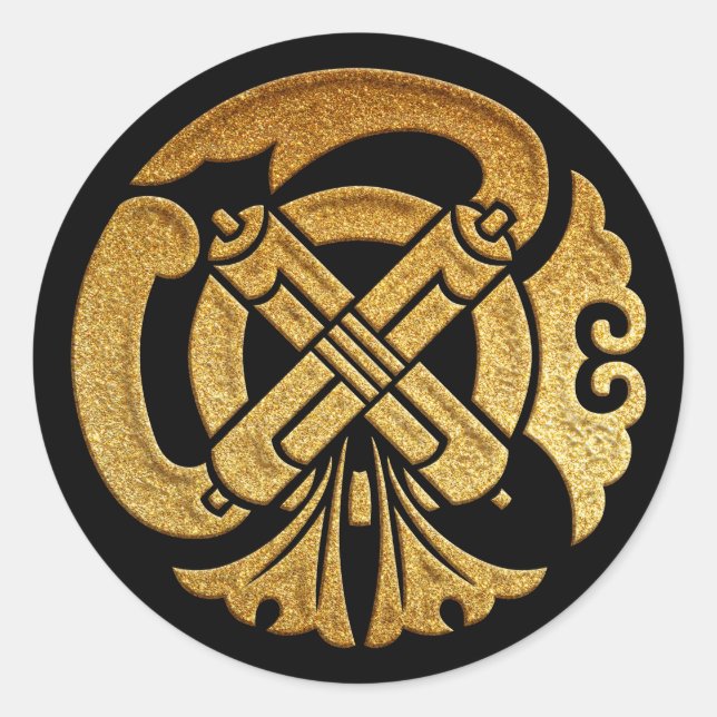 Gion Mamori Kamon in Gold Seal  (Front)