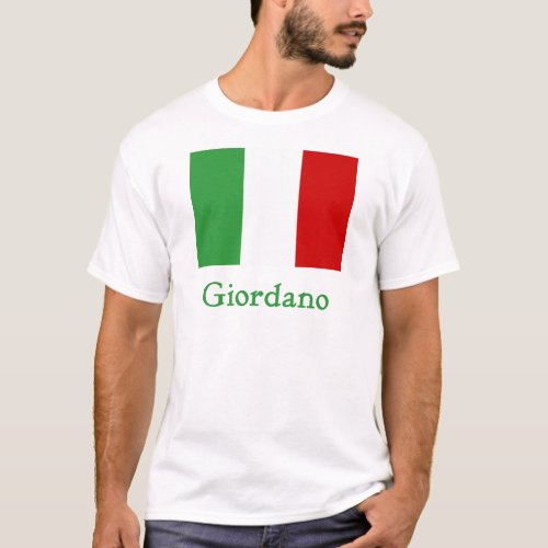 Giordano Italian Flag T_Shirt