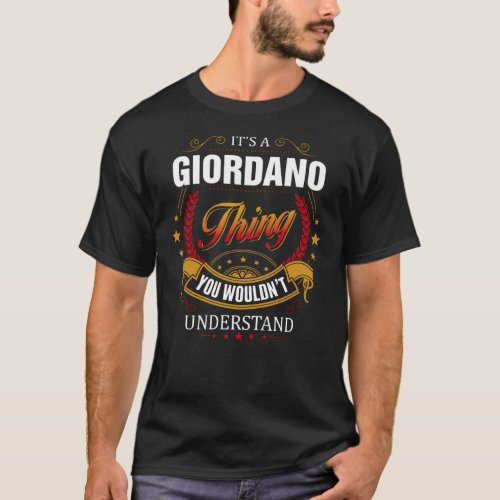 GIORDANO thing you wouldnt understand T_Shirt