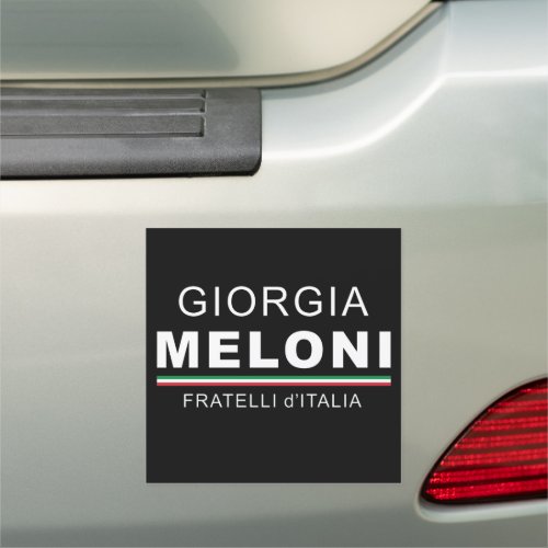 Giorgia Meloni Fratelli dItalia Italy Men Women  Car Magnet