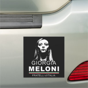 Giorgia Meloni Fratelli d'Italia Italy Men Women T Car Magnet