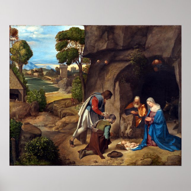 Giorgione Adoration of the Shepherds Poster (Front)