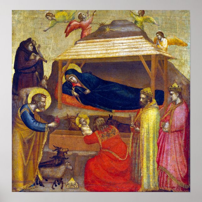 Giotto di Bondone The Adoration of the Magi Poster (Front)