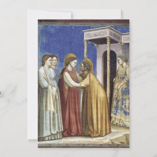 Giotto di Bondone _ Visitation Invitation