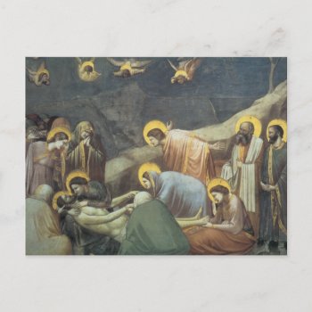 Giotto Lamentation Of Christ Postcard by unique_cases at Zazzle